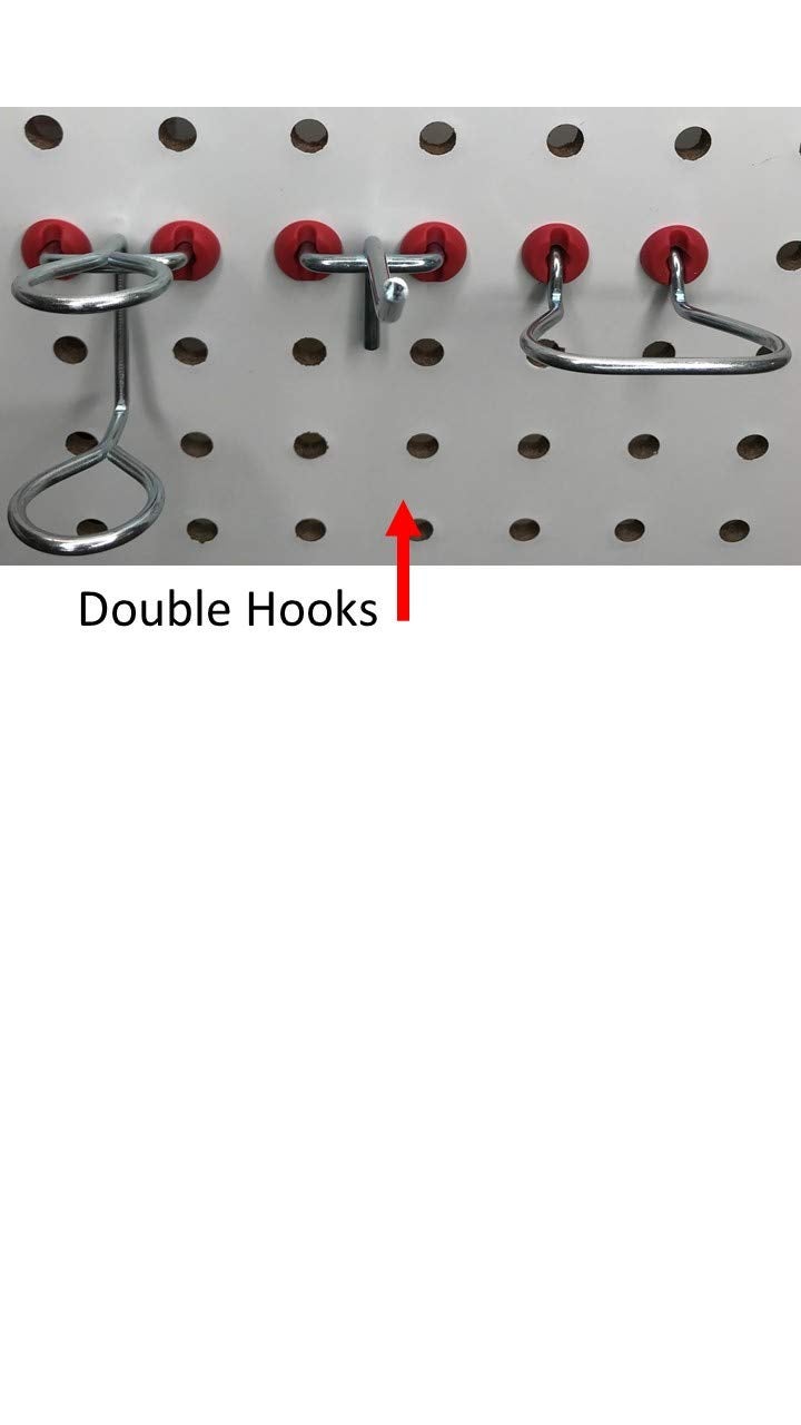 Pegitz Pegboard Peg Locks 50PCS (1/8 inch, Red) - Image 5